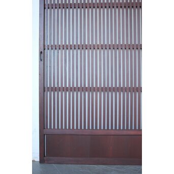 紅平格子戸 2枚1組　L1203 