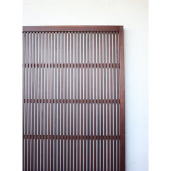 紅平格子戸 2枚1組　L1203 