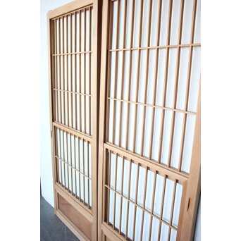 細身 雪見障子戸 4枚1組　F298 