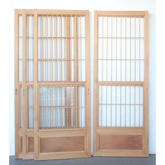 細身 雪見障子戸 4枚1組　F298
