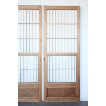 細身 雪見障子戸 4枚1組　F298 