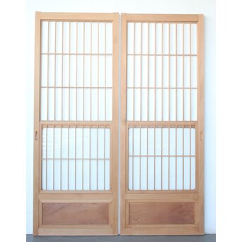 細身 雪見障子戸 4枚1組　F298 AB　表