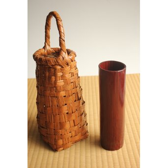 山本竹龍齋 蓮 花籠　U403 