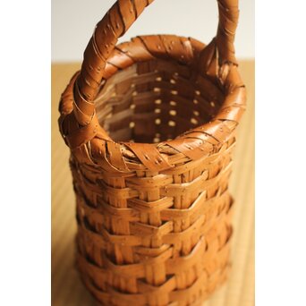 山本竹龍齋 蓮 花籠　U403 