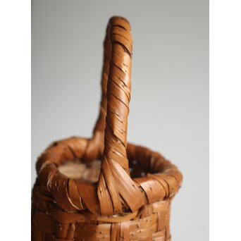 山本竹龍齋 蓮 花籠　U403 