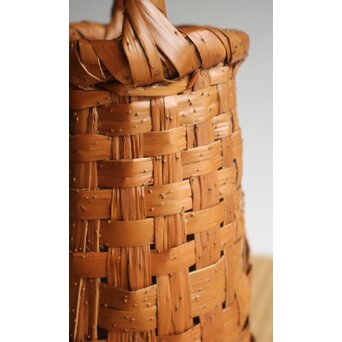 山本竹龍齋 蓮 花籠　U403 