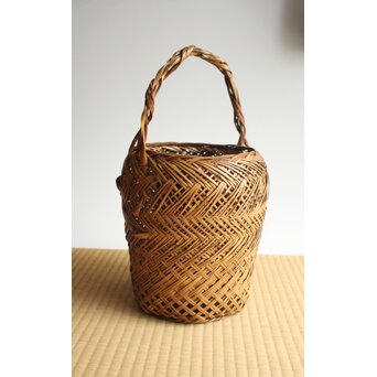 竹斎 竹籠　U404