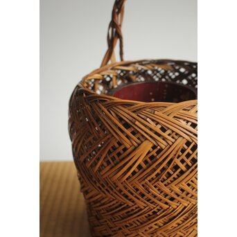 竹斎 竹籠　U404 