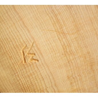 女流彫刻家【瀧川佐智子】 木彫彩色「立雛」 X630 