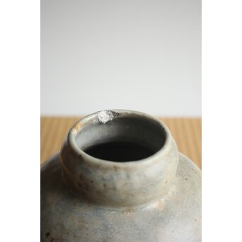 沼田一雅 陶彫 花瓶に虫　P631 