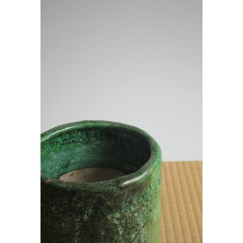 岩波其残作か 時雨火鉢 楽焼　P632 