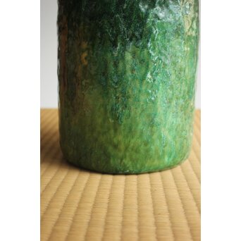 岩波其残作か 時雨火鉢 楽焼　P632 