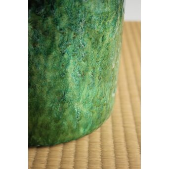 岩波其残作か 時雨火鉢 楽焼　P632 