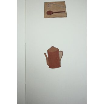 福田貂太郎 茶具 紙本屏風　Z803 