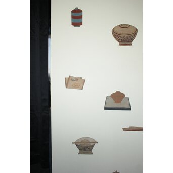 福田貂太郎 茶具 紙本屏風　Z803 