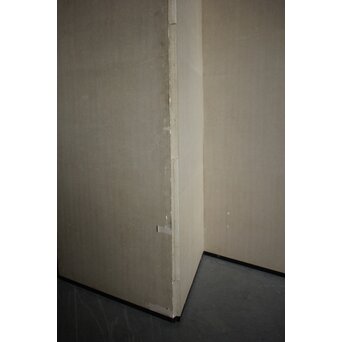 中浜松香 蘆に雁 銀屏風 水墨 八曲一双　Z806 