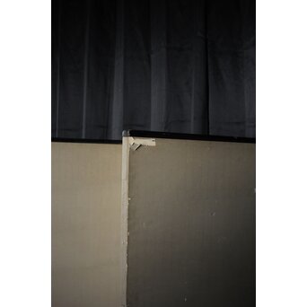 中浜松香 蘆に雁 銀屏風 水墨 八曲一双　Z806 