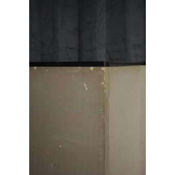 中浜松香 蘆に雁 銀屏風 水墨 八曲一双　Z806 