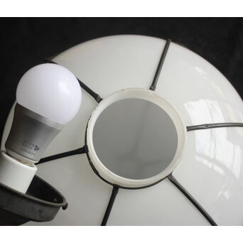 銅巻装飾 オーバル型照明　A547 