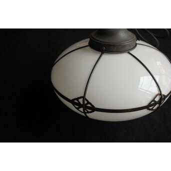 銅巻装飾 オーバル型照明　A547 