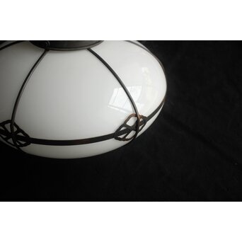 銅巻装飾 オーバル型照明　A547 