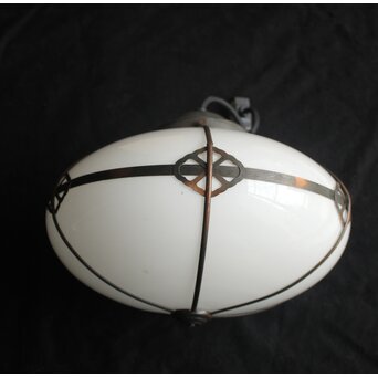 銅巻装飾 オーバル型照明　A547 