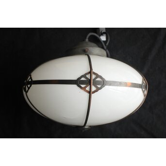 銅巻装飾 オーバル型照明　A547 