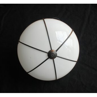 銅巻装飾 オーバル型照明　A547 