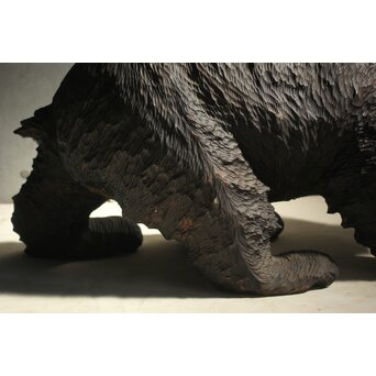 北海道民藝 木彫 大型 熊　X632 