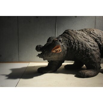 北海道民藝 木彫 大型 熊　X632 