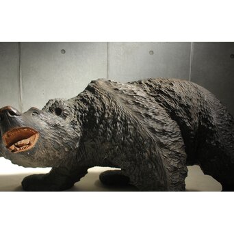 北海道民藝 木彫 大型 熊　X632 