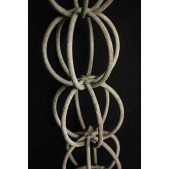 銅製 巨大雨樋鎖 3重波紋 3M　M483 