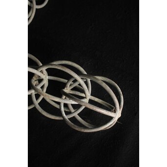 銅製 巨大雨樋鎖 3重波紋 3M　M483 