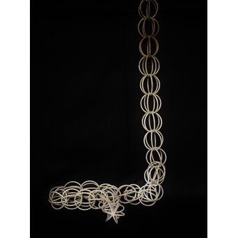 銅製 巨大雨樋鎖 3重波紋 3M　M483 