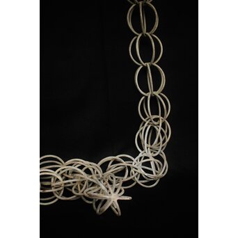 銅製 巨大雨樋鎖 3重波紋 3M　M483 