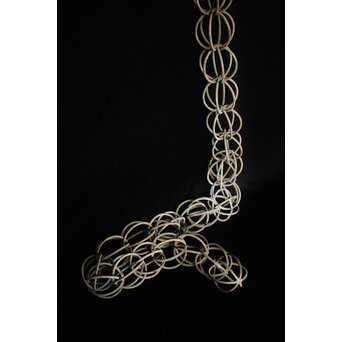 銅製 巨大雨樋鎖 3重波紋 3M　M483 