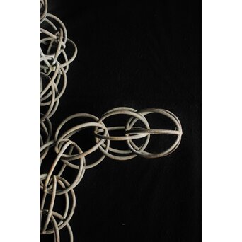 銅製 巨大雨樋鎖 3重波紋 3M　M483 