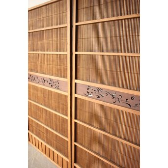 簾戸風格子戸 2枚1組　L1204 