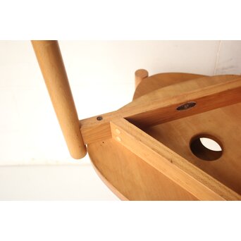 秋田木工 三角 スタッキングスツール 4脚1組　X633 