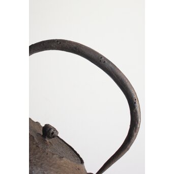 南部 盛岡 小泉仁左衛門 造 鉄瓶 共箱 / 仁左エ門釜 釜師　M484 