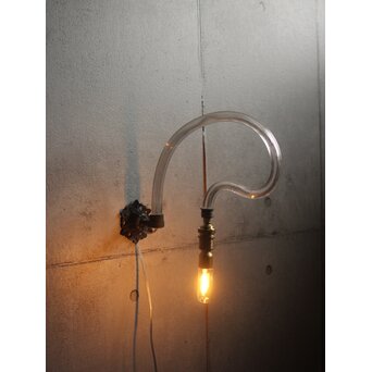 ガラスアーム ミッドセンチュリー ブラケット照明　A549 