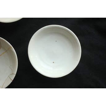 白呉須 白南京 呉須手皿 7枚1組　P633 