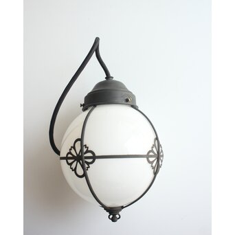 銅巻菊菱球体照明/電笠　A550