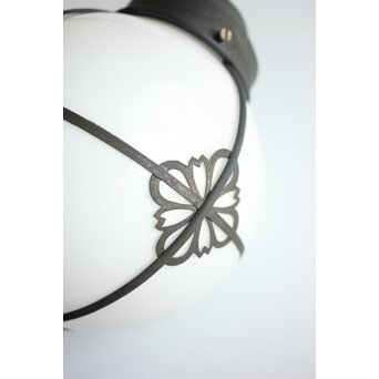 銅巻菊菱球体照明/電笠　A550 