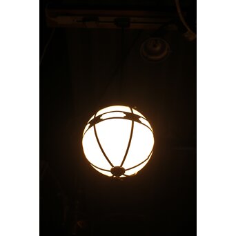 銅巻木爪紋 球体照明/電笠　A551 