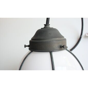 銅巻木爪紋 球体照明/電笠　A551 