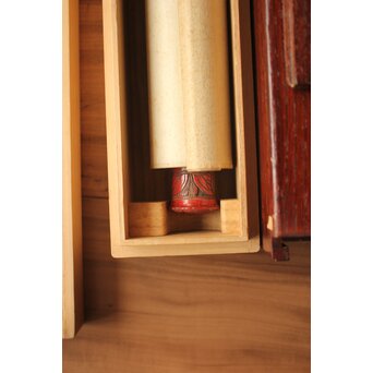 粛粲寶/しゅくさんぽう 個展作【鳩獻清香】  共箱二重箱　Z812 