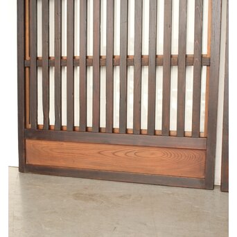 ガラス入 太格子戸 3枚1組　L1205 