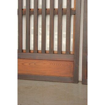 ガラス入 太格子戸 3枚1組　L1205 