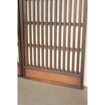 ガラス入 太格子戸 3枚1組　L1205 